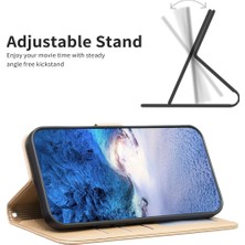 Xshine Honor X7B 4g Cüzdan Deri Kasa Yonca Desen Flip Telefon Kapağı (Yurt Dışından)