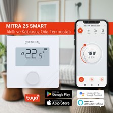 General Mıtra 25 Smart Kablosuz Wi-Fi Kontrollü Akıllı Oda Termostatı