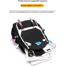 Fanxicm USB Bağlantısı Noktalı Koreli Genç Yıldızlı Gökyüzü Sırt Çantası Okul Çantası2 (Yurt Dışından)