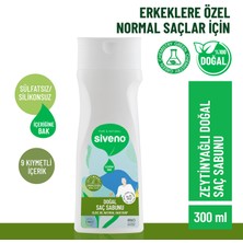 Siveno Doğal Saç Sabunu Zeytinyağlı Bal Avokado 9 Değerli Bitki Erkekler İçin Bitkisel Şampuan 300 ml