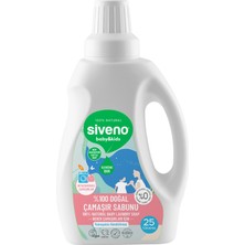 Siveno %100 Doğal Bebek Çamaşır Sabunu Kendinden Yumuşatıcılı Bitkisel Deterjan Konsantre Vegan 750 ml