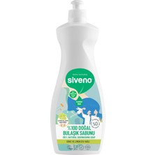 Siveno %100 Doğal Bulaşık Sabunu Bitkisel Elde Bulaşık Sabunu Nemlendirici Vegan 500 ml