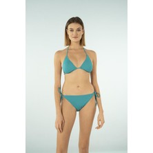 Estiva Üçgen Ipli Bikini Takımı - Turkuaz