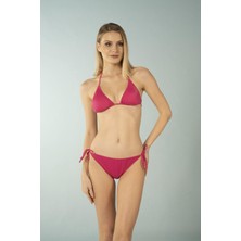 Estiva Üçgen Ipli Bikini Takımı - Pembe