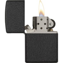 Zippo Reg Black Crackle Çakmak