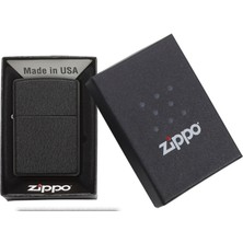 Zippo Reg Black Crackle Çakmak