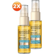 Avon Advance Techniques Argan Yağı Içeren Besleyici Saç Serumu 30 Ml. Ikili Set