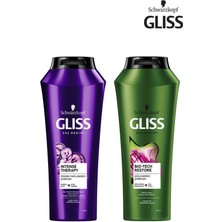 Gliss Intense Therapy Şampuan 500 Ml+ Bıo-Tech Restore 500 Ml Şampuan