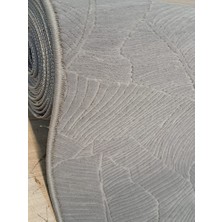 ERDEMİR HALI Iskandinav Modern Desenli Gri Jel Taban Yolluk (Yıkanabilir)