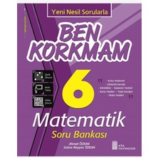 Ata Yayıncılık 6.Sınıf Ben Korkmam Matematik Soru Bankası