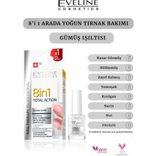 Eveline Silver Shine Intensive Nail Conditioner 8 In 1 Total Action Gümüş Parlak Etkisi ile Tırnak Kırılma Karşıtı Bakım Ürünü 12 ml