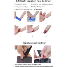 Sweet Rui Desenli Takma Tırnak Modeli Seti 10 Parça 855 Beden: M (Yurt Dışından)
