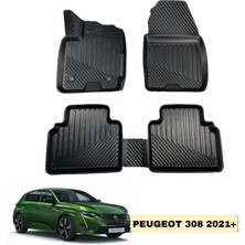 HLP Peugeot 308 2021+ 3D Havuzlu Paspas