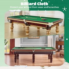 Silhouette Bilardo Bezi, 8ft Bilardo Masaları Için 8ft Keçe Kumaş, Kulüpler, Barlar Için Kullanılan 6 Bez Şeritli Bilardo Koruyucu (Yurt Dışından)