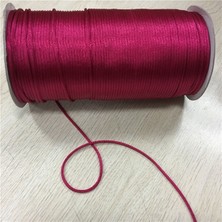 Haicheng Shop Şok Edici Pembe 129 Stili 2mm Rattail Ipek Saten Kordon, Shamballa Kumihimo Makrome Kordon Boncuk Takı Yapımı Için Çeşitli Renkler Naylon Dize 20 Metre (Yurt Dışından)