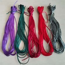 Haicheng Shop Şok Edici Pembe 129 Stili 2mm Rattail Ipek Saten Kordon, Shamballa Kumihimo Makrome Kordon Boncuk Takı Yapımı Için Çeşitli Renkler Naylon Dize 20 Metre (Yurt Dışından)