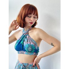Retrobird Happy Hour Çapraz Bağlama Büstiyer Kadın Pembe