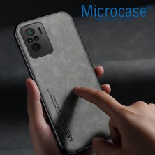 Microcase Xiaomi Redmi Note 12 Turbo/poco F5 Için Luxury Leather Series Deri Desenli Plastik Koruma Kılıf - AL8125