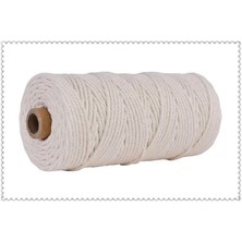 Haicheng Shop PT015 Stili El Yapımı Dekor % Renkli Pamuk Bükülmüş Makrome Dize Kordon Halat Iplik Dıy Ev Düğün Dekorasyon Kaynağı 110 Yards (Yurt Dışından)