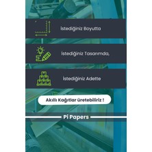 Pi Papers Türkiye Il ve Ilçe Haritası, Yapışkansız Kendiliğinden Tutunan Statik Sihirli Akıllı Kağıt, Harita