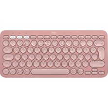 Logıtech Pebble Keys 2 K380S 920-011861 Bluetooth Klavye Pudra Pembe