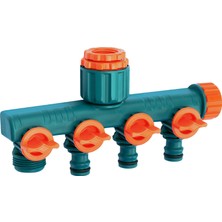 Bahyap Bahçe Hortumu 4'lü Jak Dağıtıcı 1/2" - 3/4" - 1