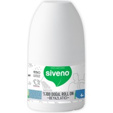 Siveno %100 Doğal Roll-On Beyazlatıcı Etkili Deodorant Ter Kokusu Önleyici Bitkisel Lekesiz Vegan 50 ml x 2 Adet