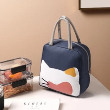 ZhuningShop3 Kırmızı Stil Taşınabilir Öğle Yemeği Çantası Yeni Termal Yalıtımlı Öğle Yemeği Kutusu Tote Soğutucu Çanta Bento Kılıfı Akşam Yemeği Konteyner Okul Gıda Saklama Poşetleri (Yurt Dışından)