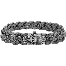 Serra Jewels ​Gümüş Elişi Örgü Bileklik