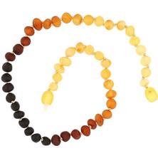 Serra Jewels Bebek Damla Kehribar Diş Kolye