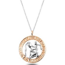 Serra Jewels Gümüş Rose Kova Burcu Kolye