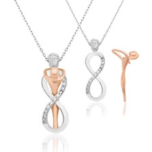 Serra Jewels Gümüş Sonsuz Aşk Bayan Kolye