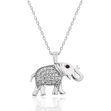 Serra Jewels Gümüş Fil Bayan Kolye