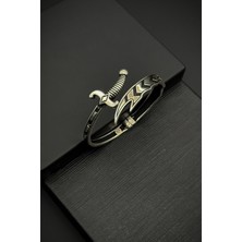 Frnch 925 Ayar Gümüş Italyan Model Gümüş Renk Erkek Bileklik FRJ12113-3113-A