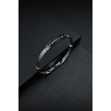 Frnch 316L Çelik Italyan Model Gümüş Renk Erkek Bileklik FRJ12124-3124-A