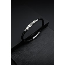 Frnch 316L Çelik Italyan Model Gümüş Renk Erkek Bileklik FRJ12126-3126-A