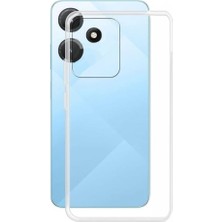 Fitcase Infinix Hot 40I Kılıf Kamera Korumalı Silikon Şeffaf Kapak