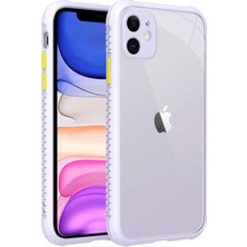 Lofy Apple iPhone 11 - Uyumlu ​​Kaff Kapak-Mor