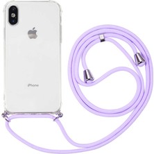 Lofy Apple iPhone x - Uyumlu X-Rop Kapak-Renksiz