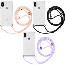 Lofy Apple iPhone x - Uyumlu X-Rop Kapak-Renksiz