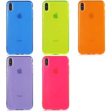 Lofy Apple iPhone Xs Max 6.5 - Uyumlu Mun Silikon-Pembe