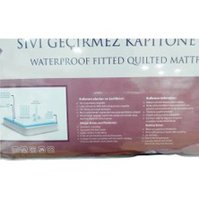 Bassalini Home Kapitoneli Fitted Sıvı Geçirmez Battal Tek Kişilik Alez (120X200+30)