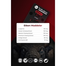 Wellvalens 6Bull – Enerji, Odak ve Dayanıklılık İçin Güçlü Formül | 30 Tablet -Erkekler İçin Takviye Edici Gıda (Korean, American ve Siberian Ginseng , Ginkgo & Q10)