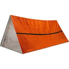 Silhouette Taşınabilir Ultralight Çadır Açık Kurtarma Su Geçirmez Acil Hayatta Kalma Çadırı Açık Basit Termal Çadır 240X150 cm (Yurt Dışından)