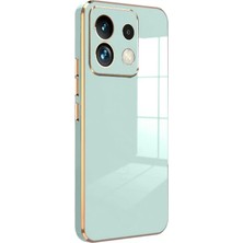 Microsonic Xiaomi Poco M6 Pro 4g Kılıf Olive Plated Yeşil