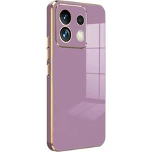 Microsonic Xiaomi Poco M6 Pro 4g Kılıf Olive Plated Lila