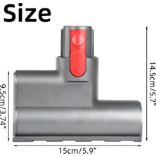 Remedy Dyson V7 V8 V10 V11 V15 Akülü Elektrikli Süpürgeler Için Mini Turbo Fırça Kafası, Türbin Fırçası Tozu, Saçı, Akarları, Kiri Giderir (Yurt Dışından)