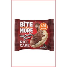 Bite & More Rice Cake 18 Gram Milk Chocolate Coated (Pirinç Patlağı Sütlü Çikolata Kaplı)