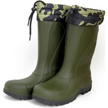 Pabucchi Kürklü Su Geçirmez Avcı Balıkçı Soğuk Geçirmez İş Botu Çizmesi Erkek