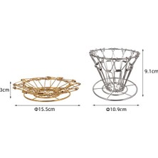 Remedy Kahve Filtresi Konisi Kahve Damlatıcı Standı Tutucu Altın Üzerine Dökün (Yurt Dışından)